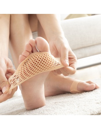 Mellemfodspuder af gelé i silikone SilStep InnovaGoods (Pakke med 2)