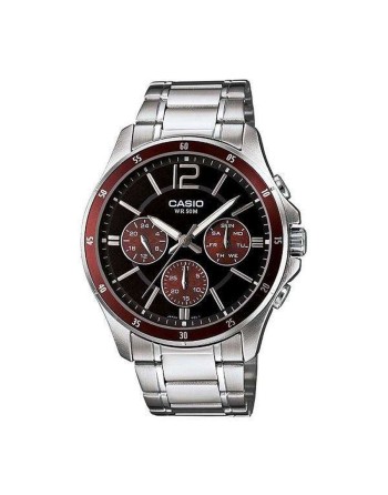 Herrenuhr Casio MULTIFUNCTION CALENDAR - BLACK & BORDEAUX (Ø 43,5 mm)