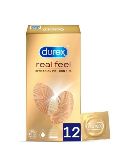 Preservativi Durex Real Feel Senza lattice (12 uds)