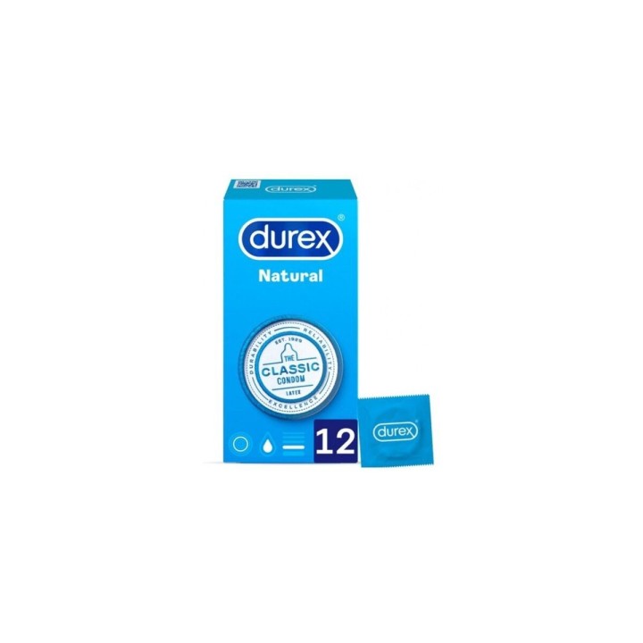 Préservatifs Durex Natural (12 uds)