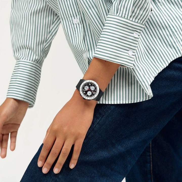Orologio Uomo Swatch SUSB420 Nero