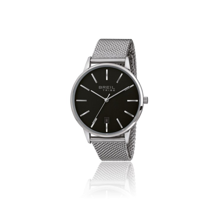 Herreur Breil EW0458 Sort Sølvfarvet (Ø 41 mm)
