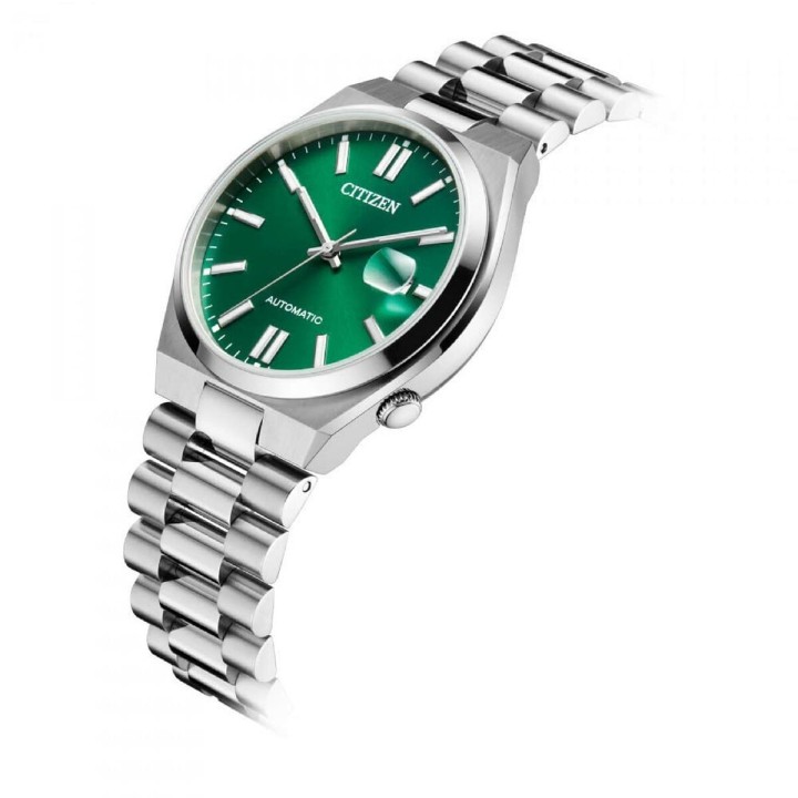 Herreur Citizen TSUYOSA AUTOMATIC Grøn Sølvfarvet (Ø 40 mm)