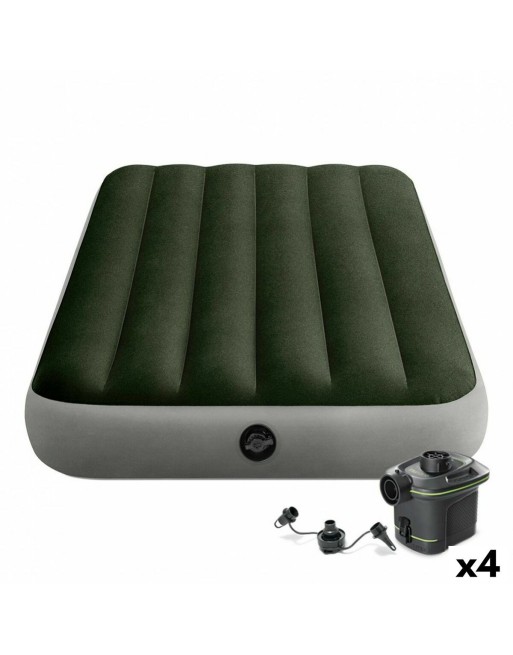 Inflatable Mattress Intex Twin Dura-Beam Prestige Downy 99 x 25 x 191 cm 4 Units