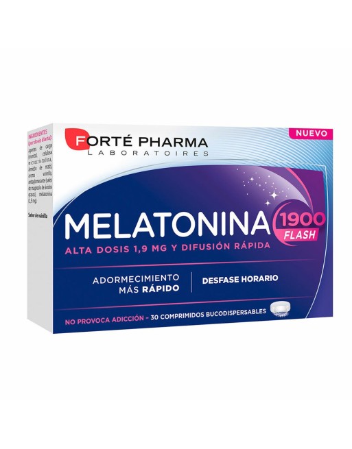 Nahrungsergänzungsmittel für Schlaflosigkeit Forté Pharma Melatonin 30 Stück