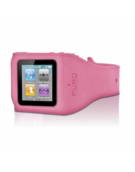 Boîtier d'horloge Muvit iPod Nano 6G Rose