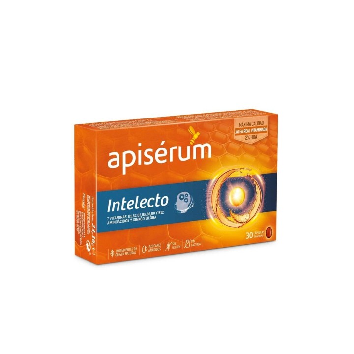 Hjernetilskud Apiserum Intelecto 30 enheder