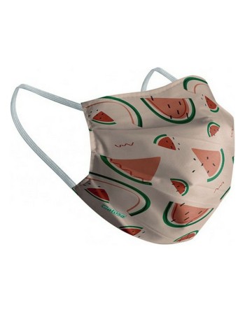 Hygienic Reusable Fabric Mask 10-12 Years Watermelon
