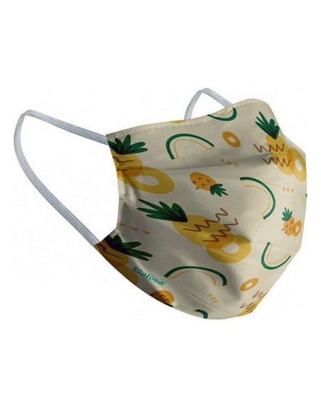 Hygienic Reusable Fabric Mask 10-12 Years Pineapple