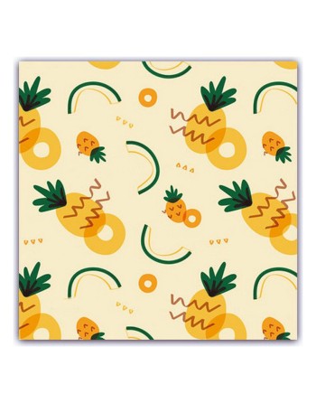 Hygienic Reusable Fabric Mask 10-12 Years Pineapple
