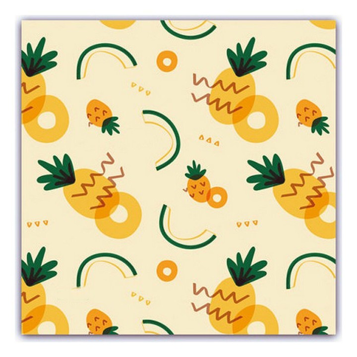 Mascarilla Higiénica de Tela Reutilizable 10-12 Años Piña