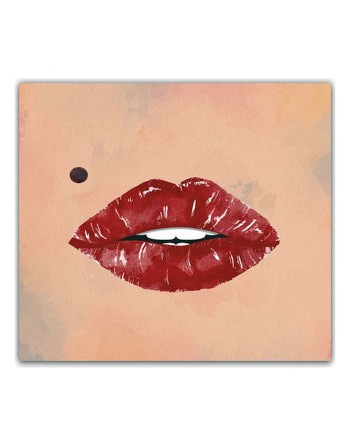 Wiederverwendbare Stoff-Hygienemaske Erwachsener Lippen