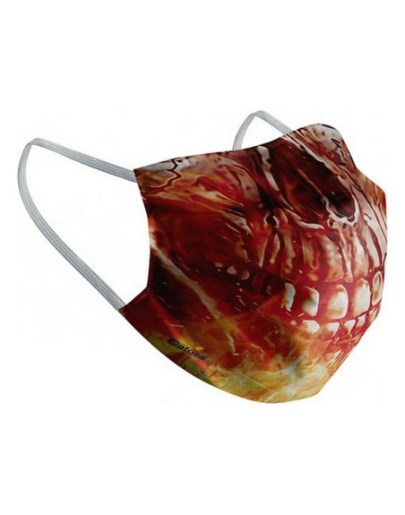 Wiederverwendbare Stoff-Hygienemaske Erwachsener Dämon