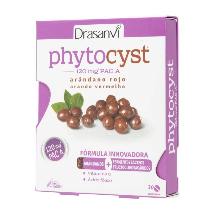Kosttilskud Drasanvi Phytocyst Tranebær 30 enheder