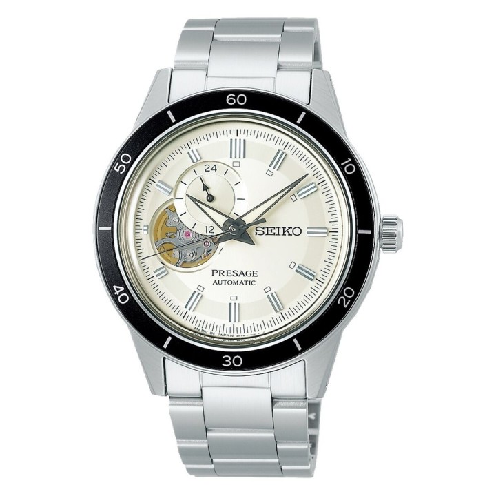 Orologio Uomo Seiko AUTOMATIC SKELETON Argentato (Ø 41 mm)
