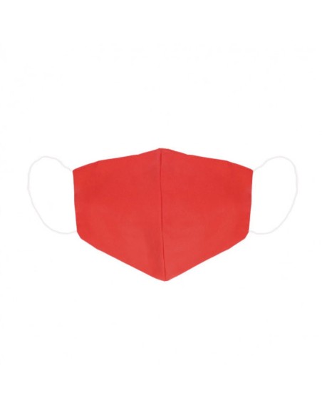 Hygienic Reusable Fabric Mask Contact Red