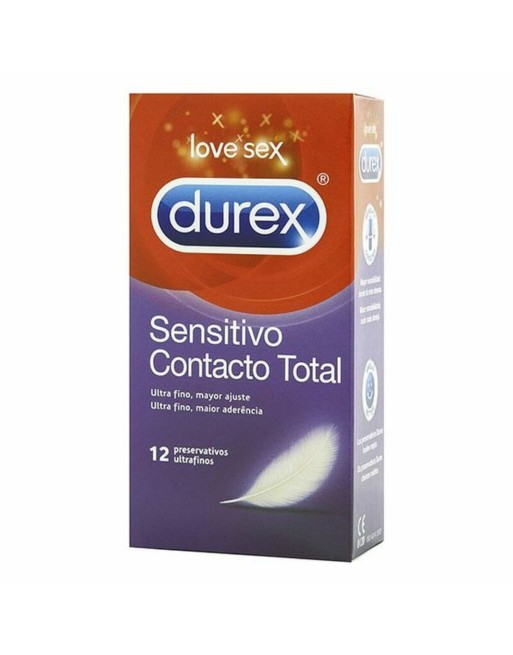 Kondome Durex Sensitivo Contacto Total 12 Stück