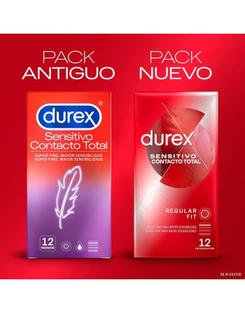 Kondome Durex Sensitivo Contacto Total 12 Stück