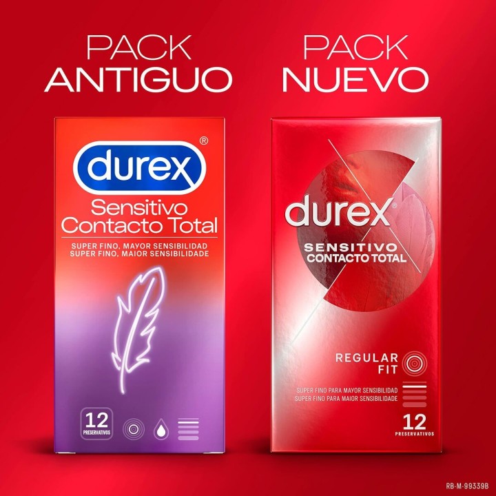 Préservatifs Durex Sensitivo Contacto Total 12 Unités