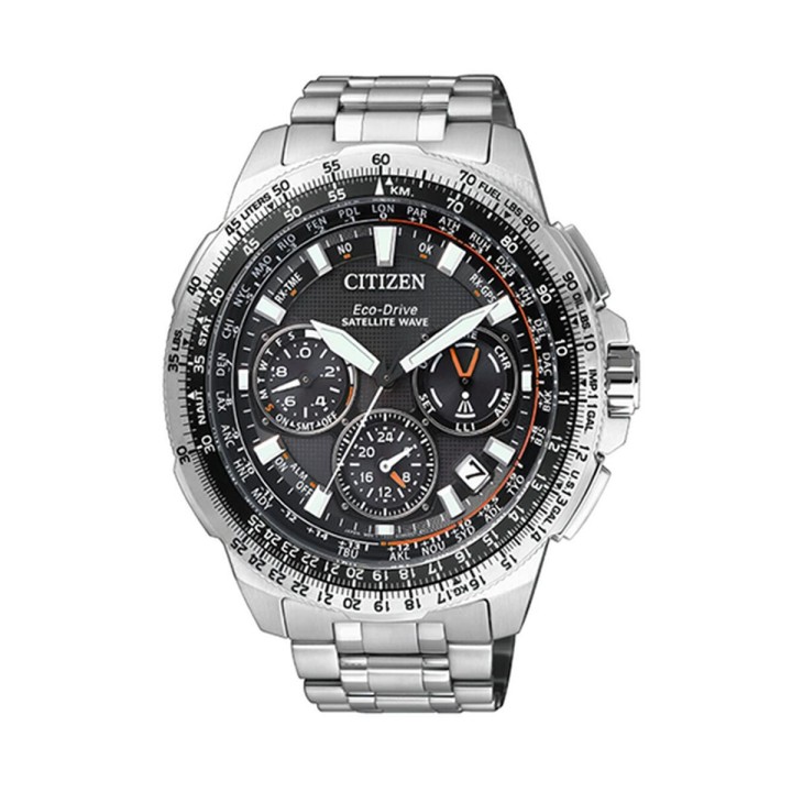 Herreur Citizen CC9020-54E (Ø 47 mm) Sort Sølvfarvet