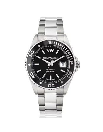 Reloj Hombre Philip Watch R8223597026 Negro Plateado