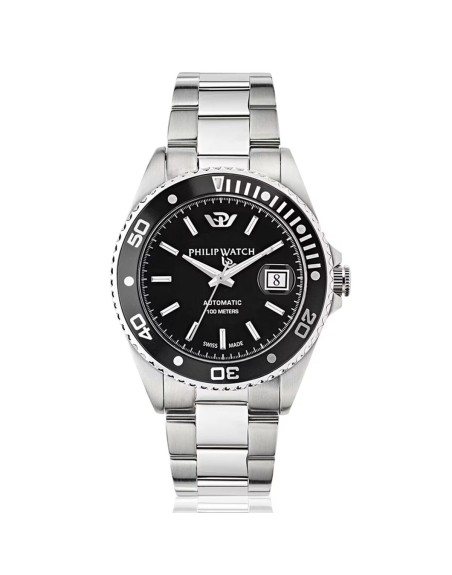 Herrenuhr Philip Watch R8223597026 Schwarz Silberfarben