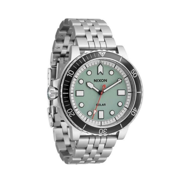 Orologio Uomo Nixon A1402-5235 Verde Argentato