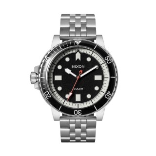 Herreur Nixon A1402-5233 Sort Sølvfarvet
