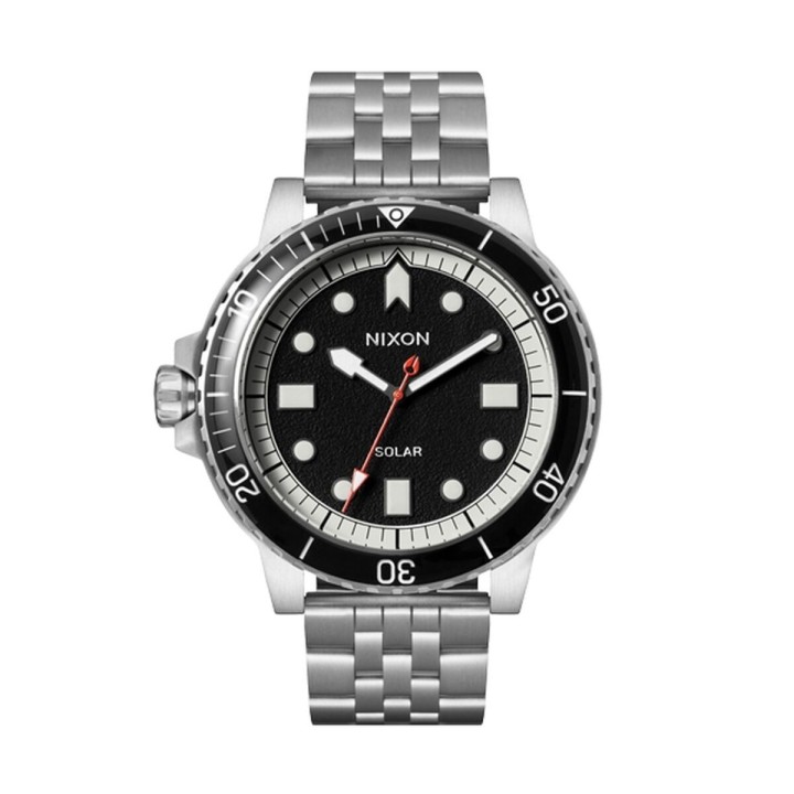 Herreur Nixon A1402-5233 Sort Sølvfarvet