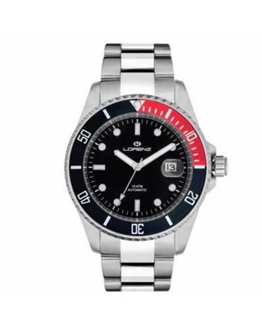 Herrenuhr Lorenz 2929 Schwarz Silberfarben