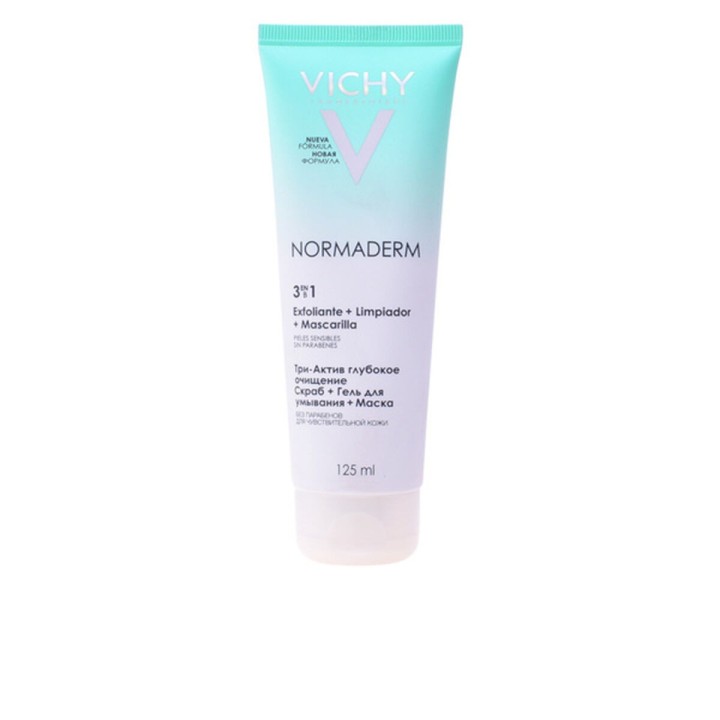 Exfoliant visage 3-en-1 NORMADERM Vichy (125 ml)