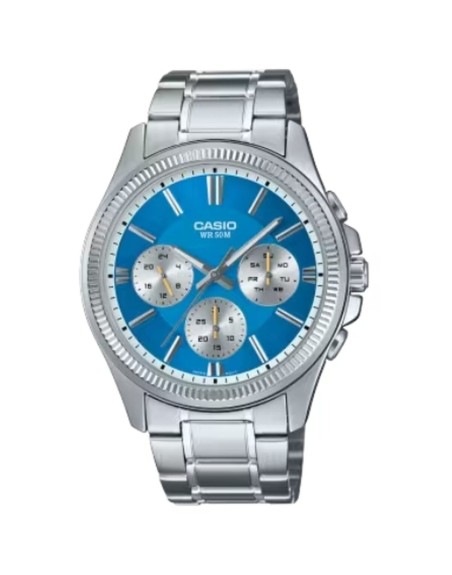 Herrenuhr Casio DAY DATE MULTIFUNCTION - LIGHT BLUE