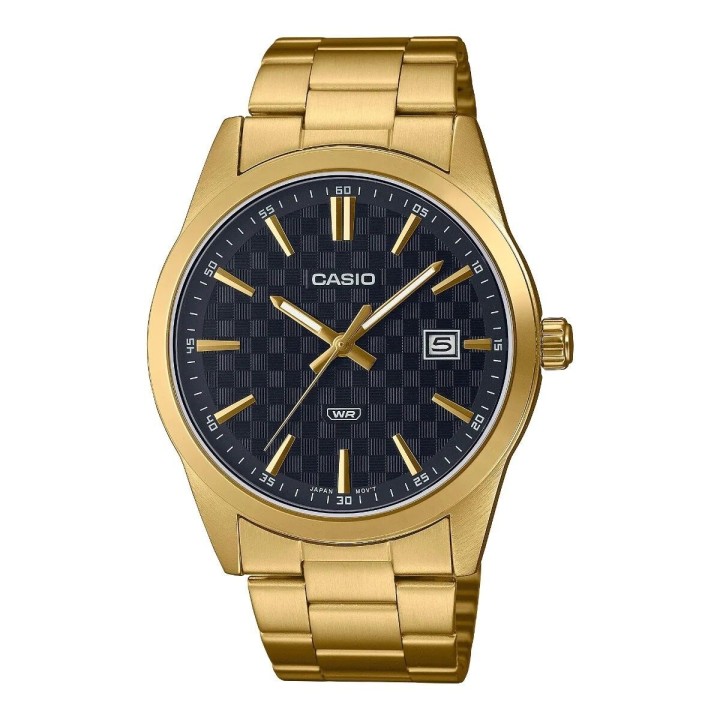 Herreur Casio DATE CARBON LOOK DIAL - GOLD SERIE - BLACK (Ø 41 mm)