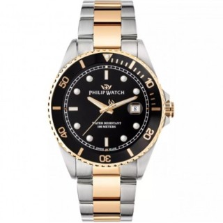 Herreur Philip Watch R8253597081 Sort Sølvfarvet