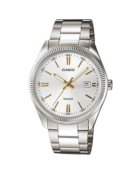 Herreur Casio DATE - SILVER, GOLD INDEXES (Ø 39 mm)