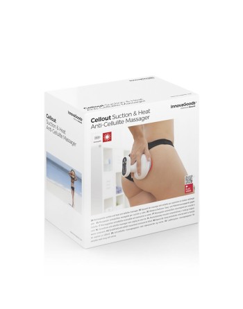 Appareil de Massage Anticellulite par Aspiration et Chaleur, Rechargeable Cellout InnovaGoods