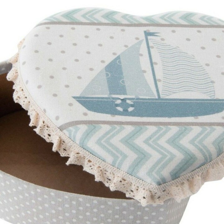 Smykkeskrin DKD Home Decor 8424001396207 Akryl Pap 19 x 10 x 7 cm (2 enheder)
