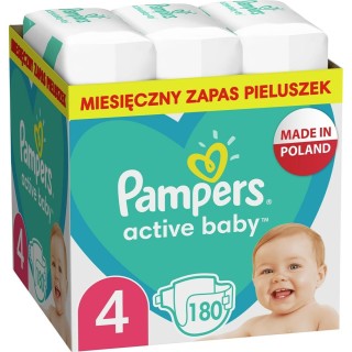 Pañales Desechables Pampers Active Baby 4