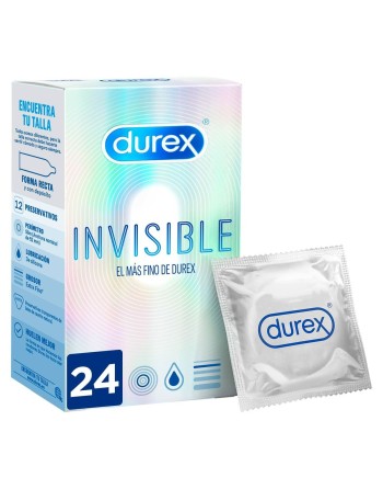 Preservativi Invisible Extra Sensitivo Durex 24 Unità