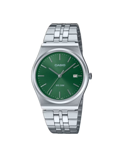 Orologio Uomo Casio MTP-B145D-3AVEF Verde Argentato (Ø 35 mm)