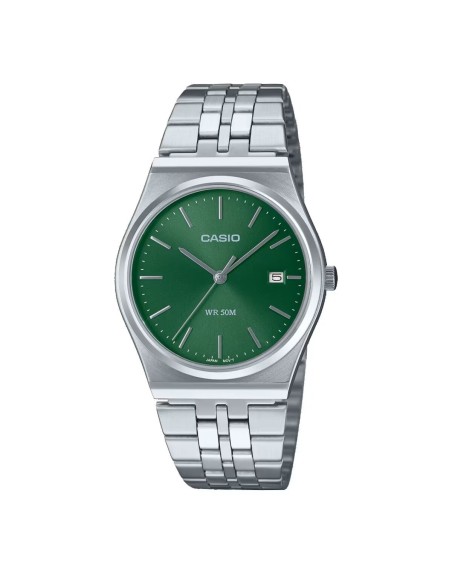 Orologio Uomo Casio MTP-B145D-3AVEF Verde Argentato (Ø 35 mm)