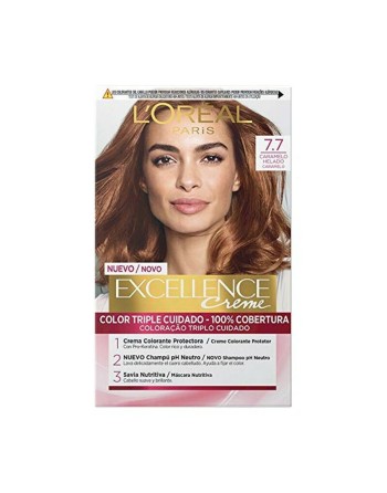 Tintura Permanente L'Oréal Paris AA112700 Nº 9.0-rubio muy claro Nº 8.0-rubio claro 192 ml