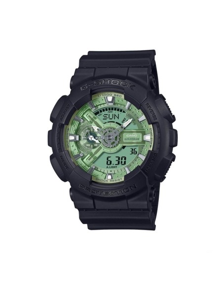 Montre Homme Casio G-Shock GA-110CD-1A3ER Noir Vert (Ø 51 mm)