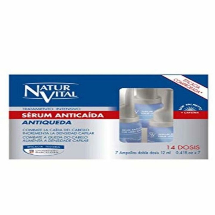 Anti-hårtab behandling Naturvital 7786S 12 ml (7 x 12 ml)