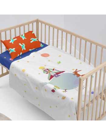 Juego de Sábanas HappyFriday LE PETIT PRINCE Multicolor Cuna de Bebé 2 Piezas