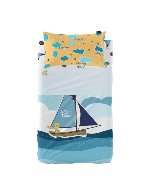 Set di Lenzuola HappyFriday Le Petit Prince Navigateur  Multicolore Culla Neonato 2 Pezzi