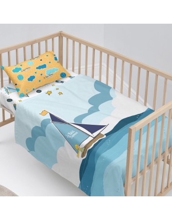 Bettwäsche-Set HappyFriday Le Petit Prince Navigateur  Bunt Babybettchen 2 Stücke
