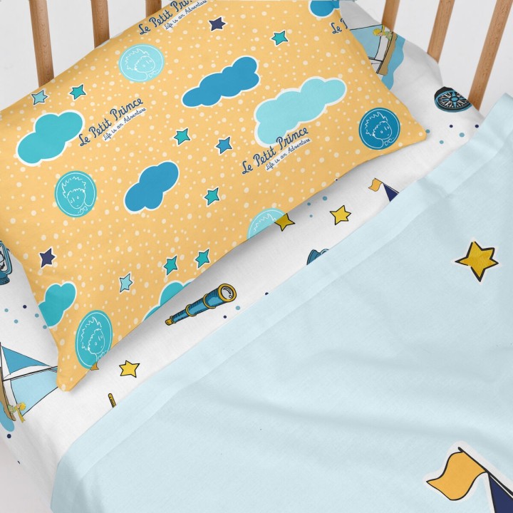 Jeu de draps HappyFriday Le Petit Prince Navigateur  Multicouleur Lit de bébé 2 Pièces