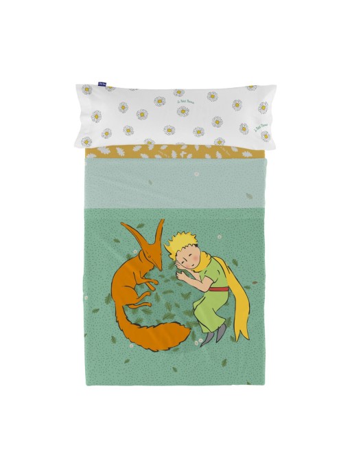 Juego de Sábanas HappyFriday Le Petit Prince Le printemps  Multicolor Cama de 105 2 Piezas