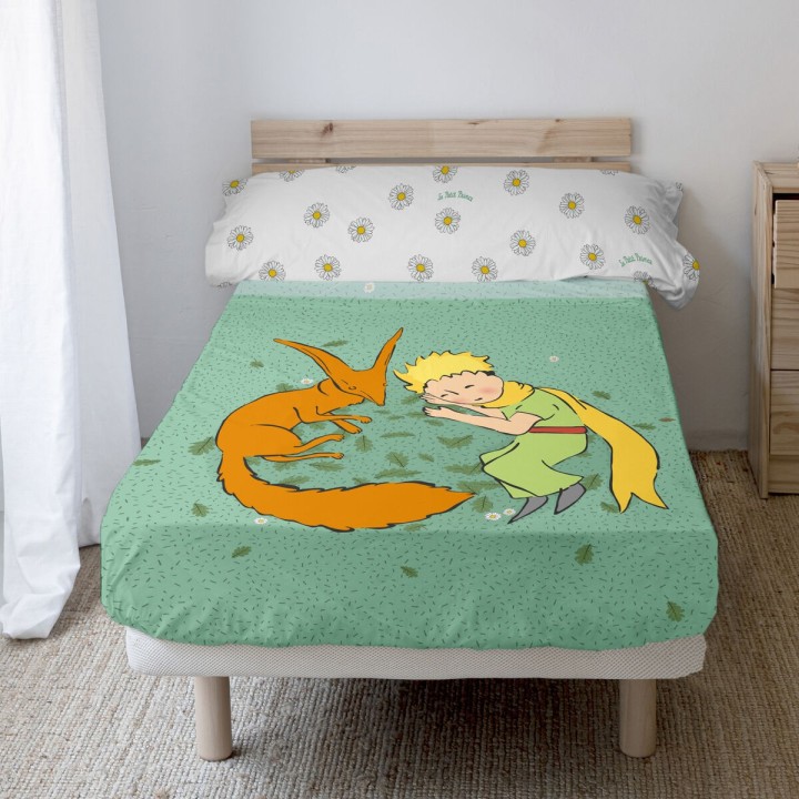Juego de Sábanas HappyFriday Le Petit Prince Le printemps  Multicolor Cama de 105 2 Piezas
